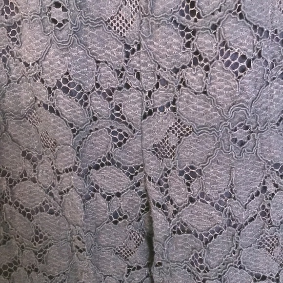 Free People WILD LACES PULL-ON CROP FLARE PANTS IN DISCO INDIGO - Picture 7 of 7